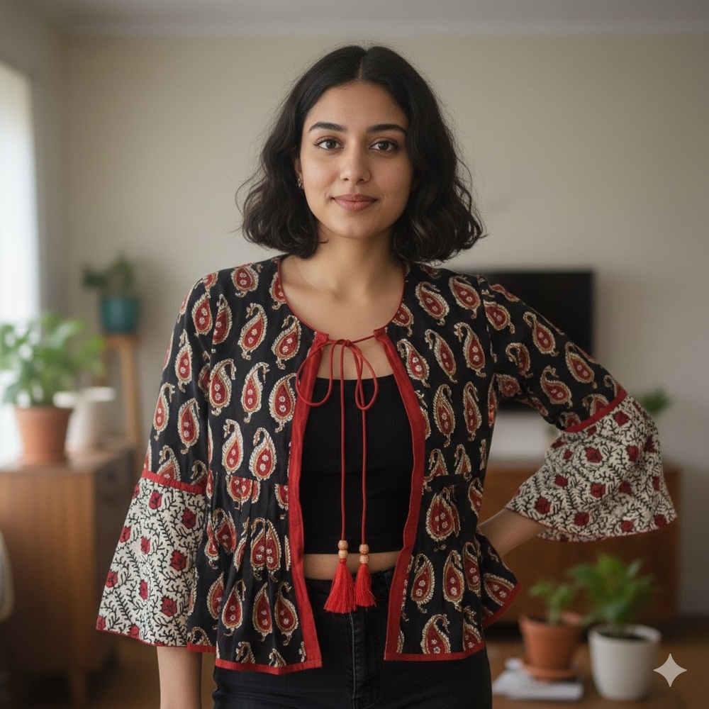 Rangde cotton indian top size L-M boho style